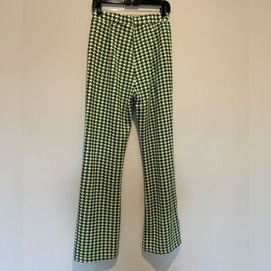 Green Patterned Pants